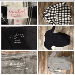 Maternity clothes lot (shirts, pants, dresses)